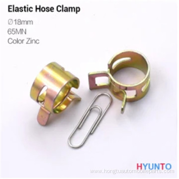 Design best sell metal band elastic hose clamp